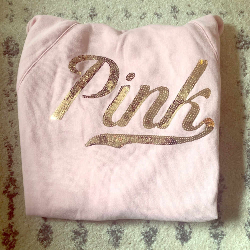 *sold* Beautiful Sequined VS Pink Fleece Lined